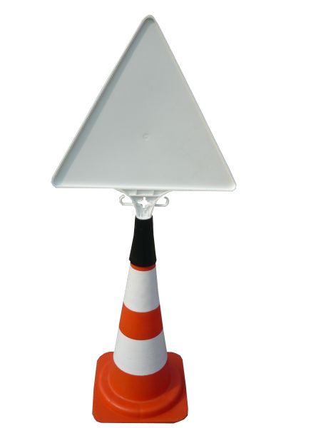 Plaque for the post and the bollard - triangle