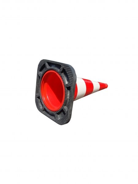 Cone 75 cm PE / PVC / REC - BASt certificate - reflective