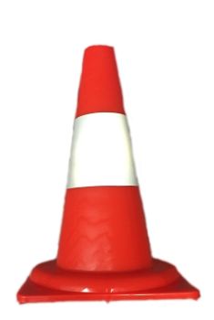 Cone 34 cm in reflective PVC