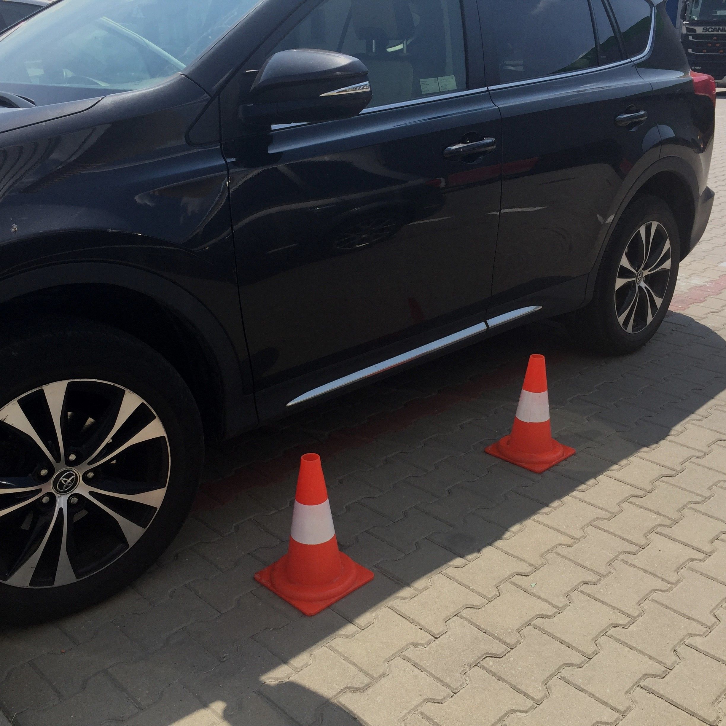 Cone 30 cm PVC / REC - reflective