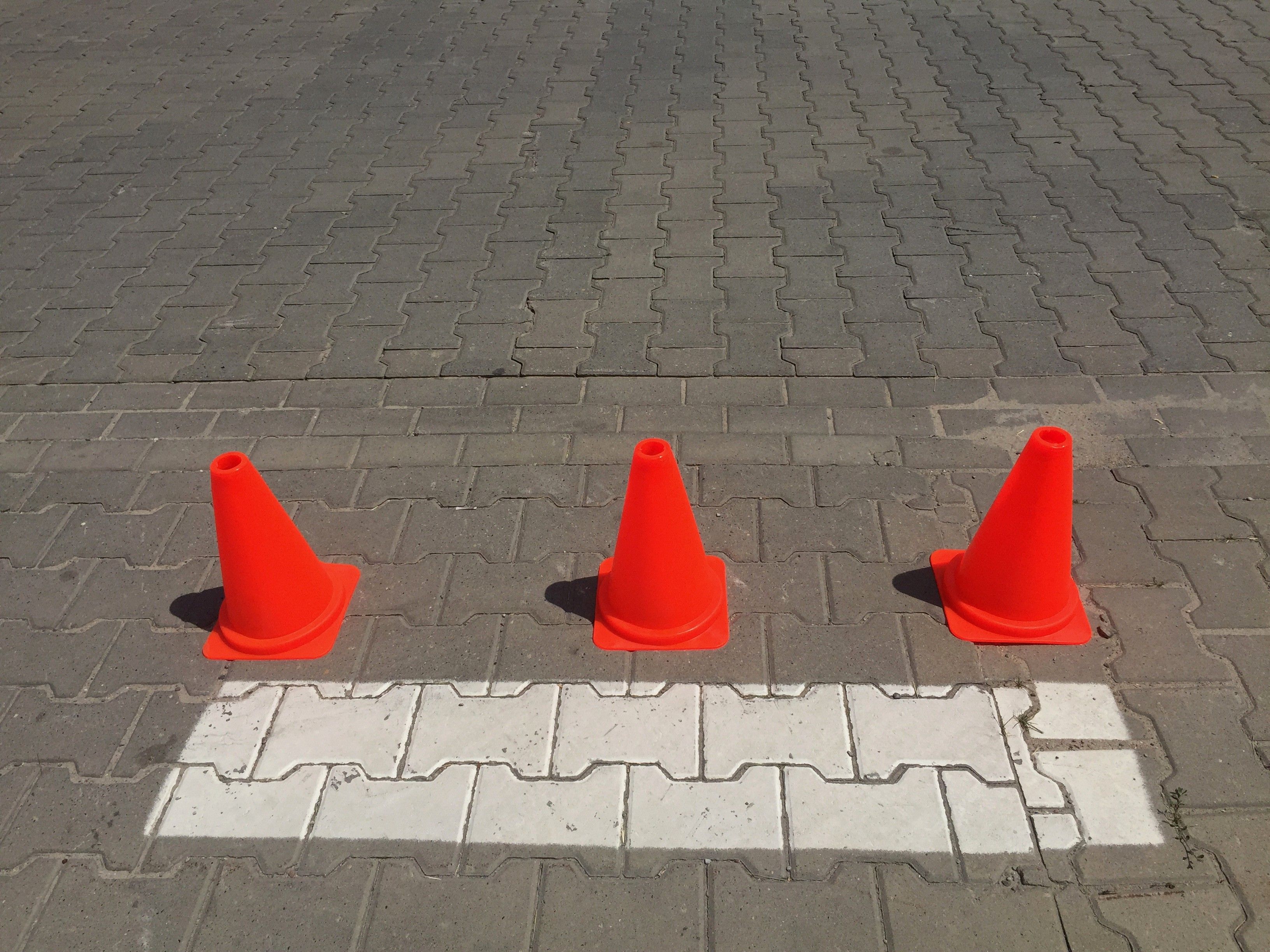 Cone 50 cm PVC - without stripes