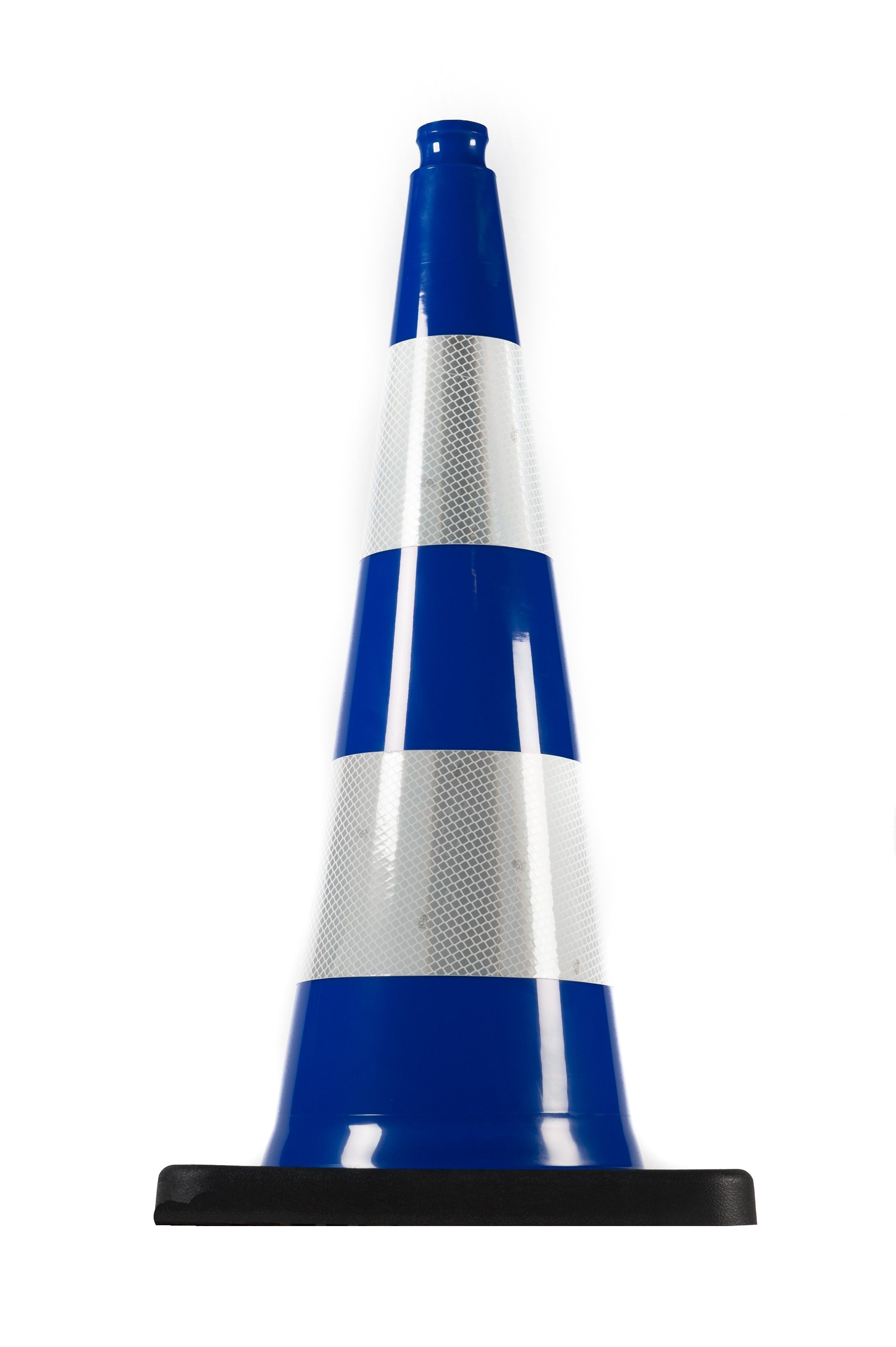 Cone 75 cm PVC/REC blue - reflective foil