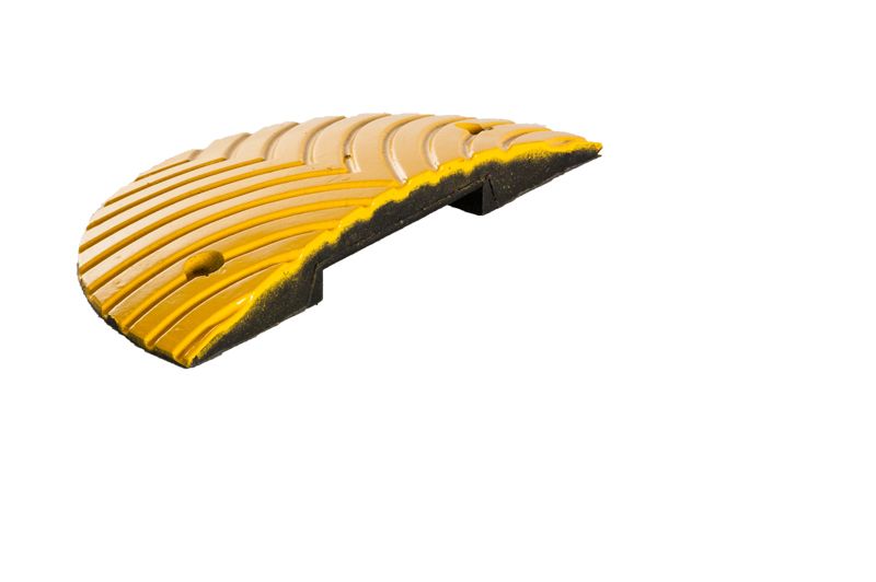 End of the Slowly 5 speed bump yellow 250x400x50