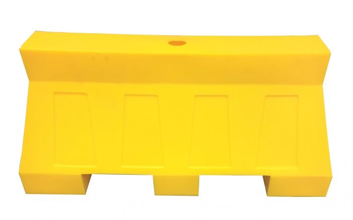 Road barrier U-14 / U-25 50 cm high-yellow