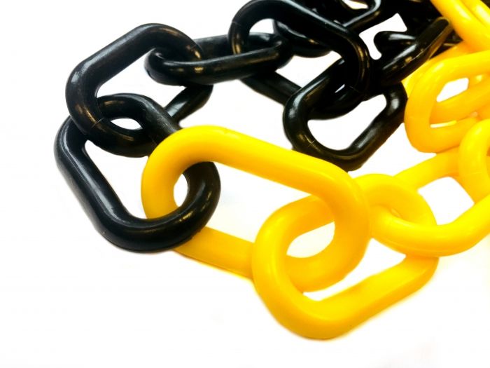 8mm chain - yellow / black