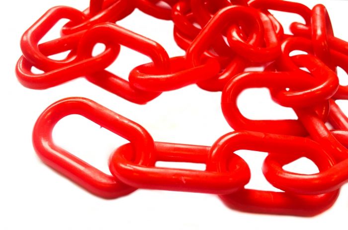 8mm chain - red