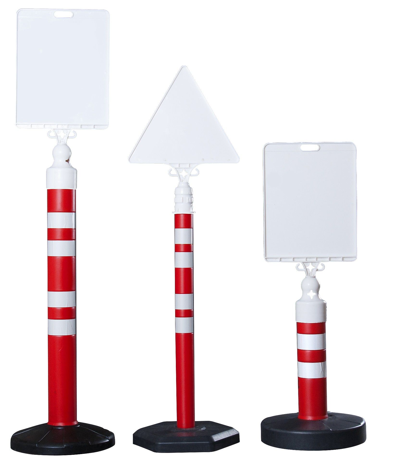 Warning post 100 cm x fi 6 cm - rubber