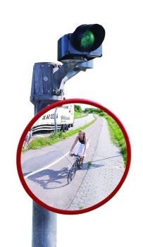 TRIXI road mirror ø 50 cm with heating