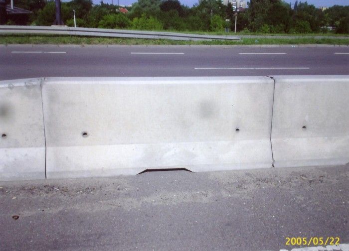 Concrete barrier CE certificate