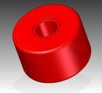 End of the karting barrier (red)