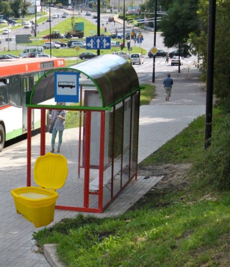 Streugutbehälter, 70 liter, gelb