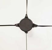 Taśma rozciągana - 5m - kaseta/nakładka na pachołek biało/czerwona