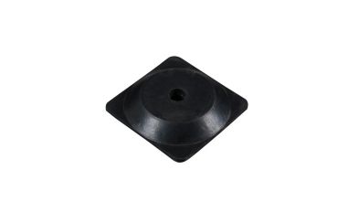 Słupek do łańcucha 130 cm - żółto/czarny - podstawa gumowa