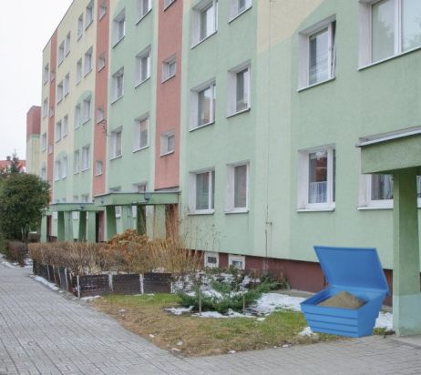 Pojemnik na piasek i sól 70l zielony