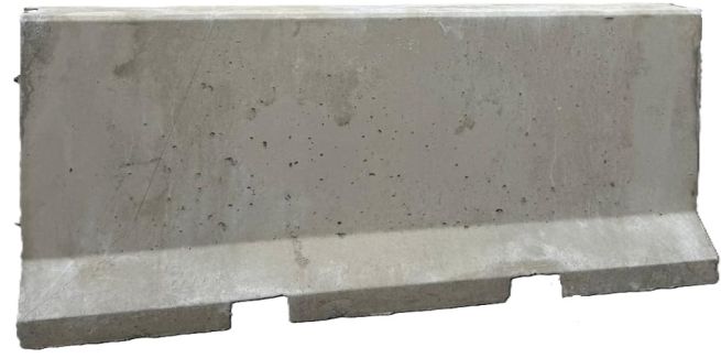 Bariera betonowa dwustronna C30/37