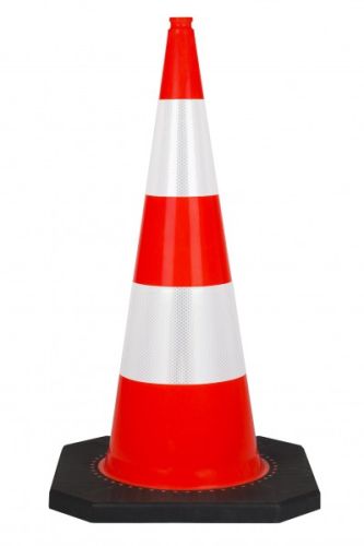 Pachołek drogowy 100 cm PVC/REC (z opcją odblasku)