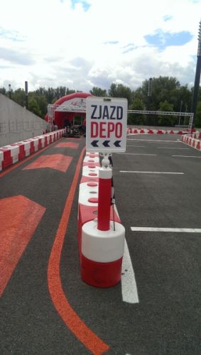 Słupek do reklam 100cm