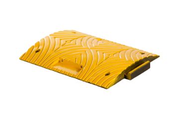 Próg podrzutowy Slowly 7 element środkowy żółty 500x500x70mm