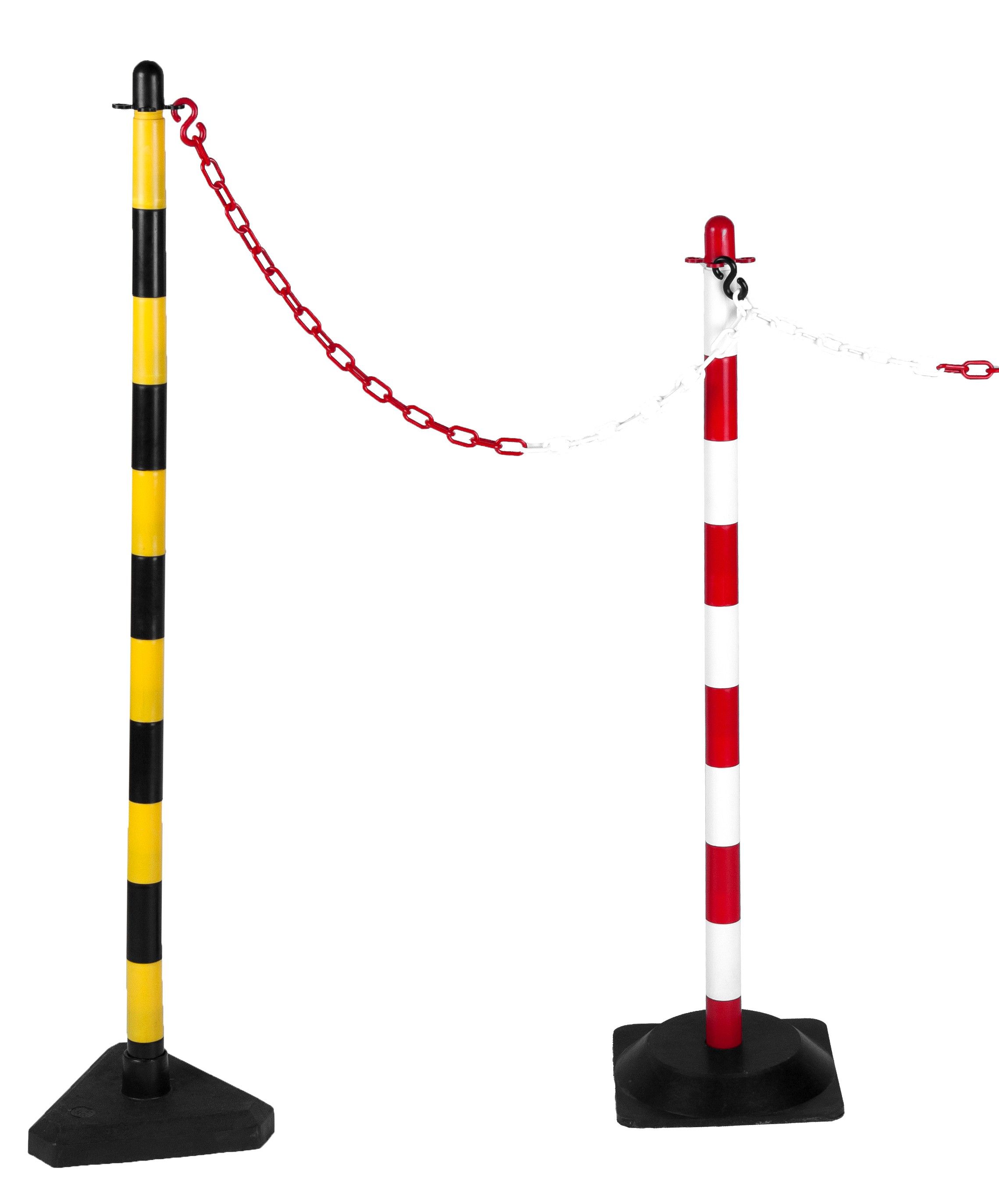 Łańcuch 8mm - biało/czerwony