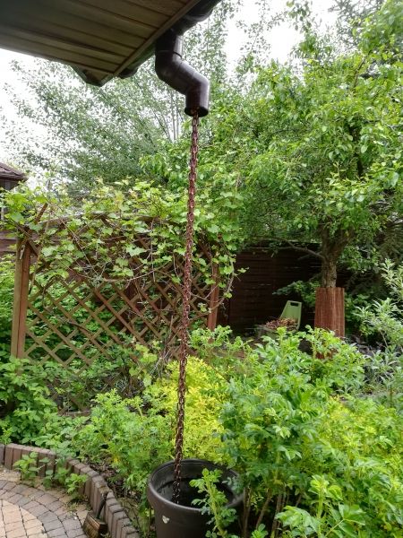 Łańcuch 6mm - plastikowy-kolor miedziany