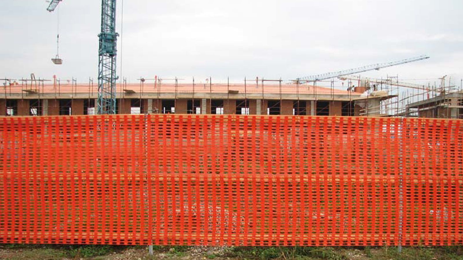 Siatka pomarańczowa, budowlana 1x50 m