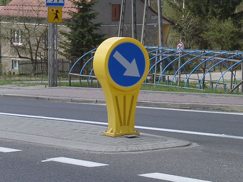 Słupek U-5b certyfikat CE